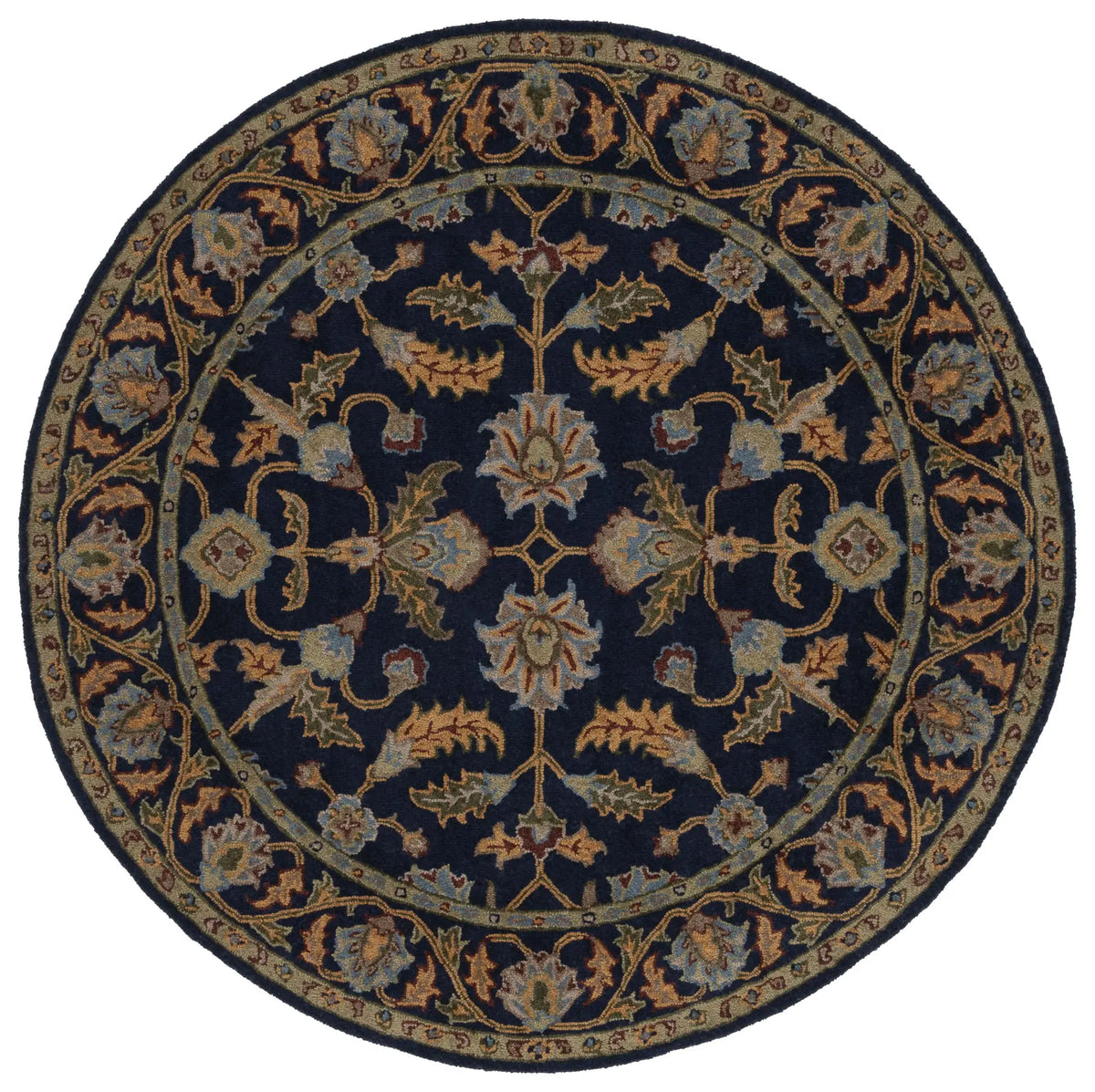 Safavieh Blossom 6'-0" x 6'-0" Rug in Navy