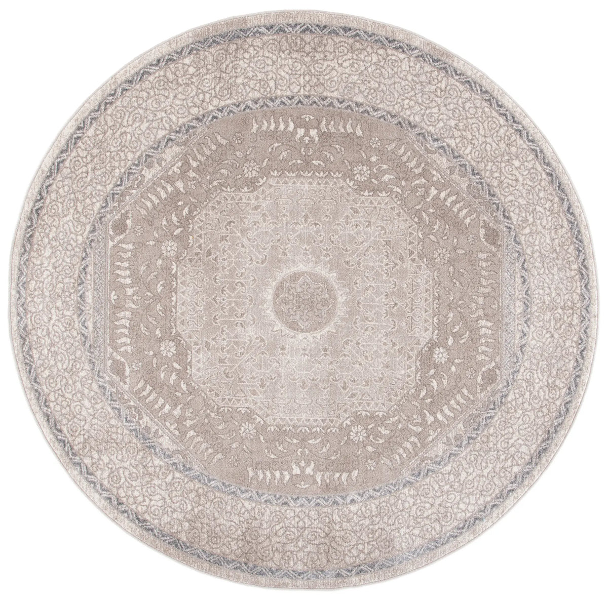 Safavieh Sofia 6'-7" x 6'-7" Rug in Ivory / Beige