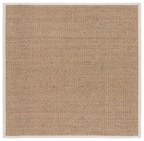Safavieh Natural Fiber 5'-0" x 5'-0" Rug in Natural / Ivory
