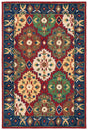 Safavieh Heritage 4'-0" x 6'-0" Rug in Red / Blue