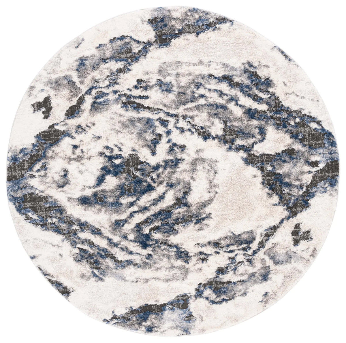 Safavieh Petra 6'-7" x 6'-7" Rug in Ivory / Blue