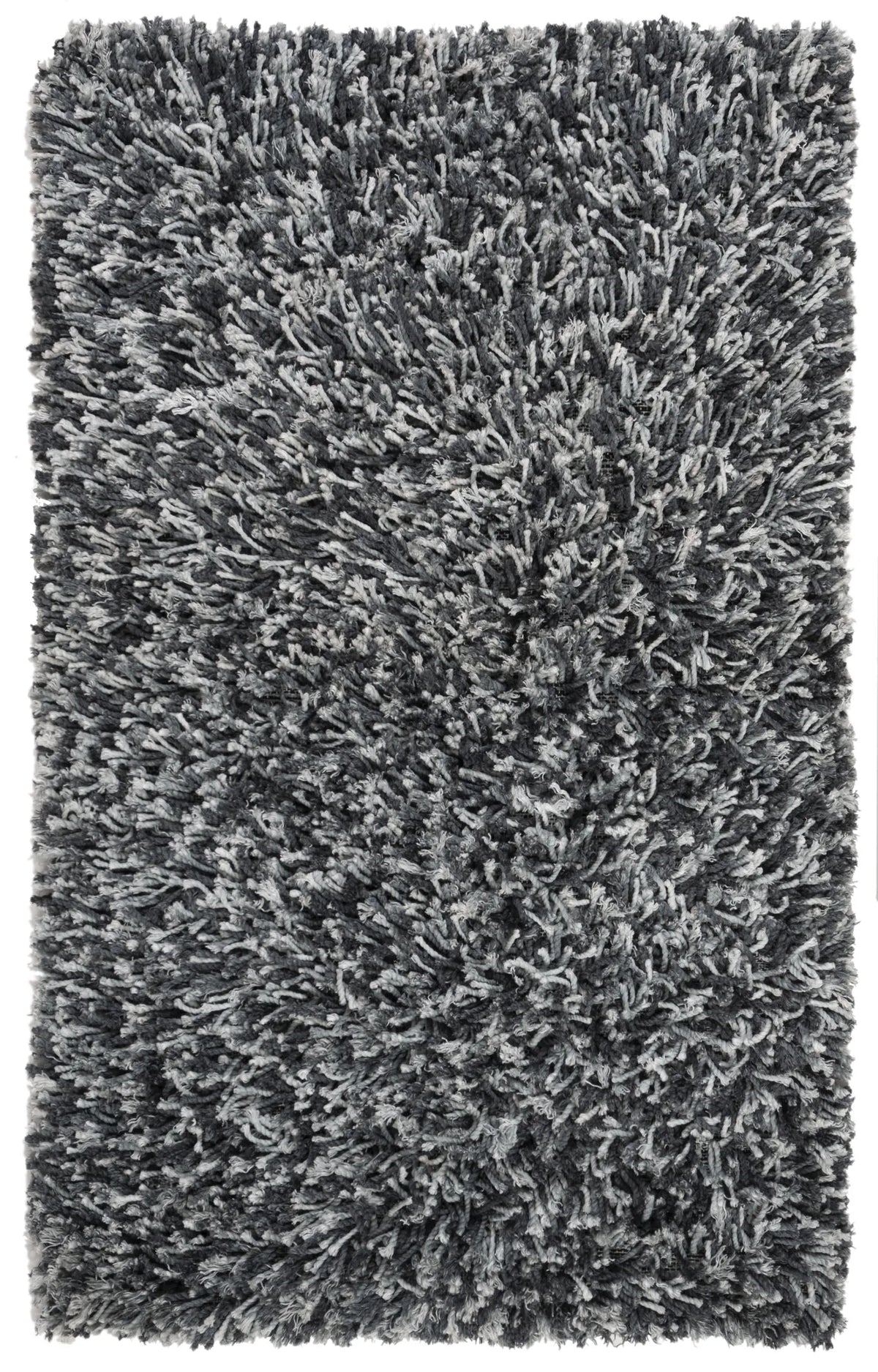 Safavieh Rio Shag 3'-0" x 5'-0" Rug in Black / Ivory