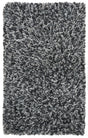Safavieh Rio Shag 3'-0" x 5'-0" Rug in Black / Ivory