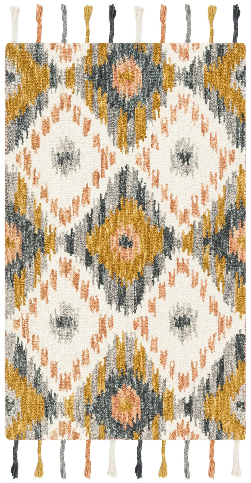 Safavieh Suzani 3'-0" x 5'-0" Rug in Ivory / Gold
