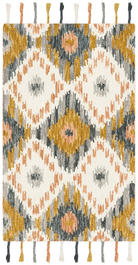 Safavieh Suzani 3'-0" x 5'-0" Rug in Ivory / Gold