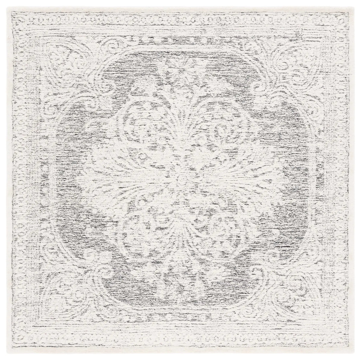 Safavieh Metro 6'-0" x 6'-0" Rug in Ivory / Black