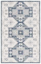 Safavieh Metro 4'-0" x 6'-0" Rug in Ivory / Dark Grey