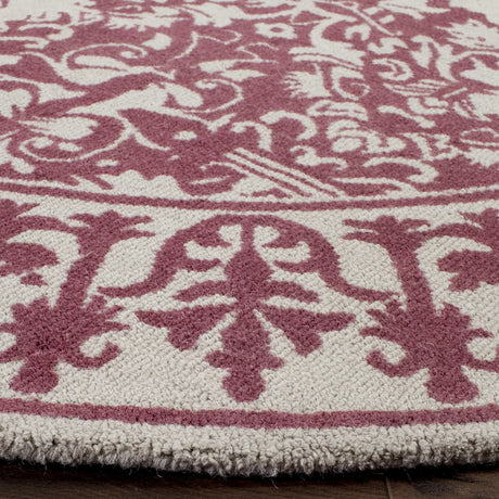 Safavieh Restoration Vintage 6'-0" x 6'-0" Rug in Silver / Purple