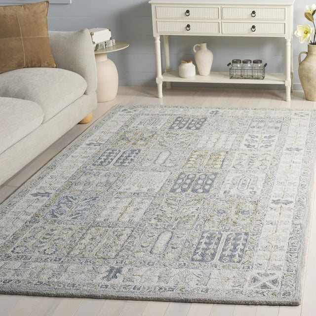 Safavieh Metro 4'-0" x 6'-0" Rug in Grey / Beige