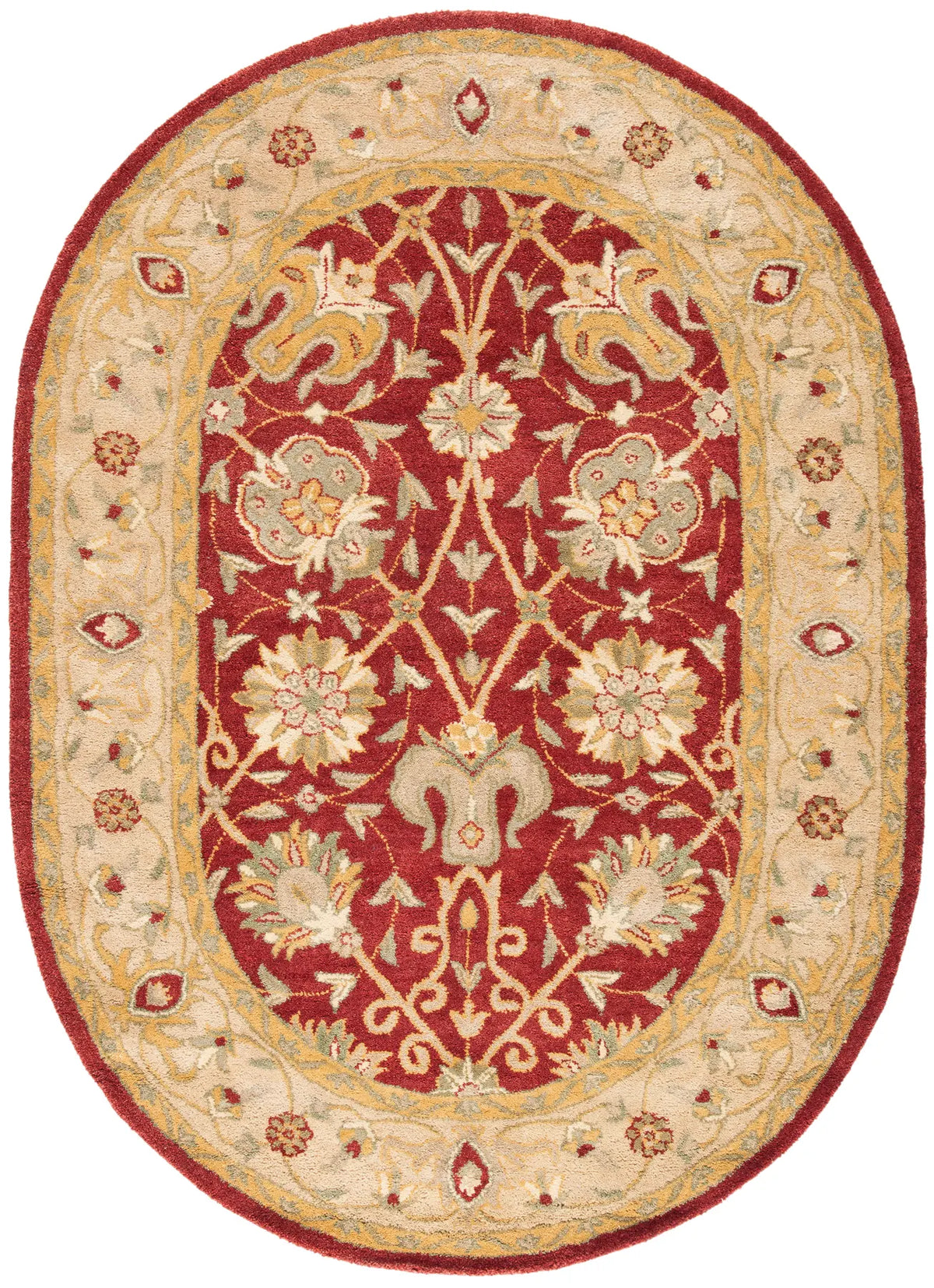 Safavieh Antiquity 4'-6" x 6'-6" Rug in Rust