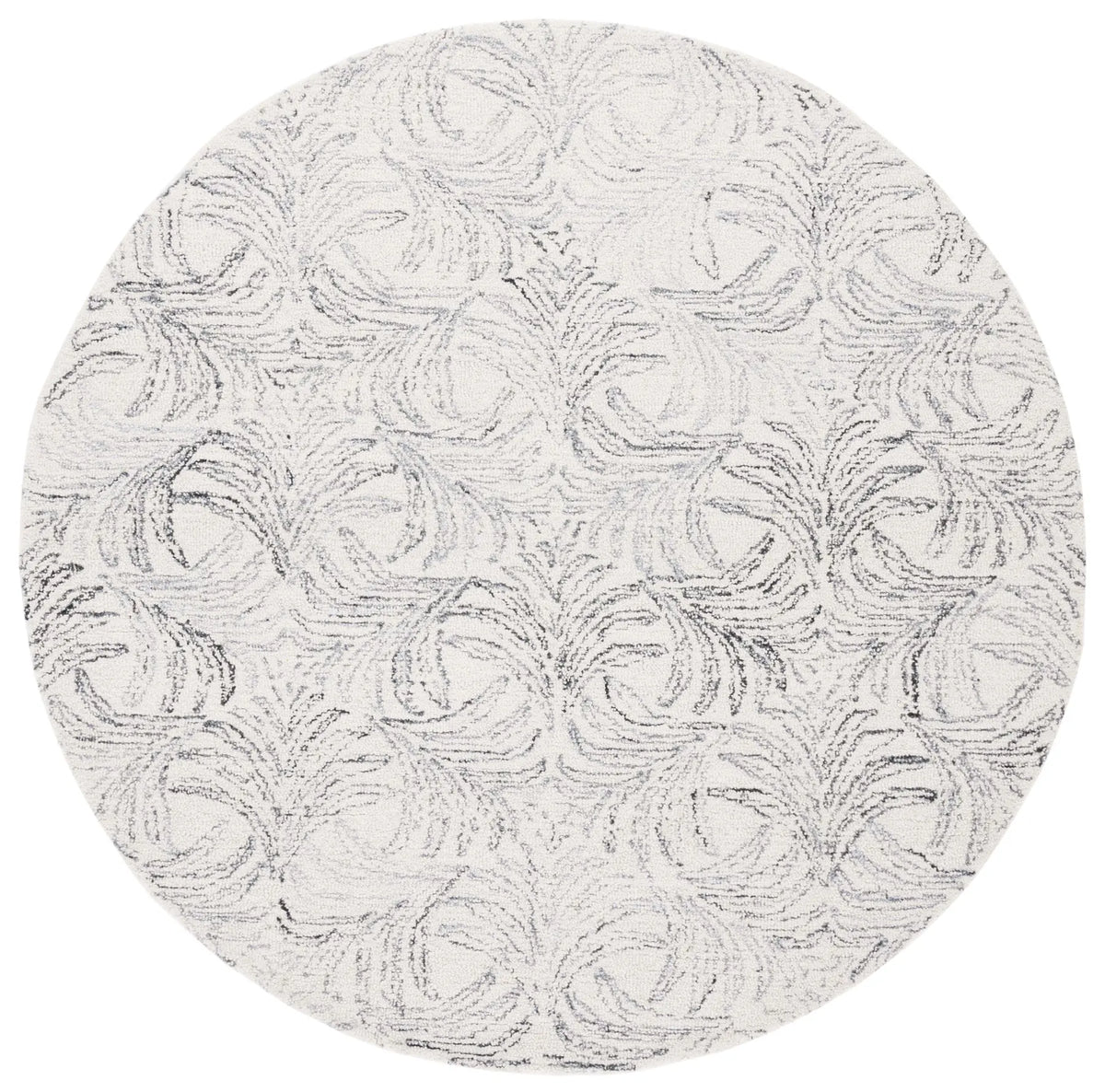 Safavieh Jardin 6'-0" x 6'-0" Rug in Ivory / Grey