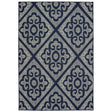 Oriental Weavers Sphinx Marina 3804B Navy / Ivory Rugs - main flat