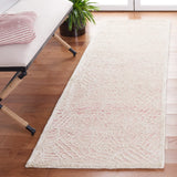 Safavieh Precious 2'-3" x 8'-0" Rug in Pink / Ivory
