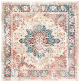 Safavieh Carlyle 200 6'-7" x 6'-7" Rug in Ivory / Burgundy