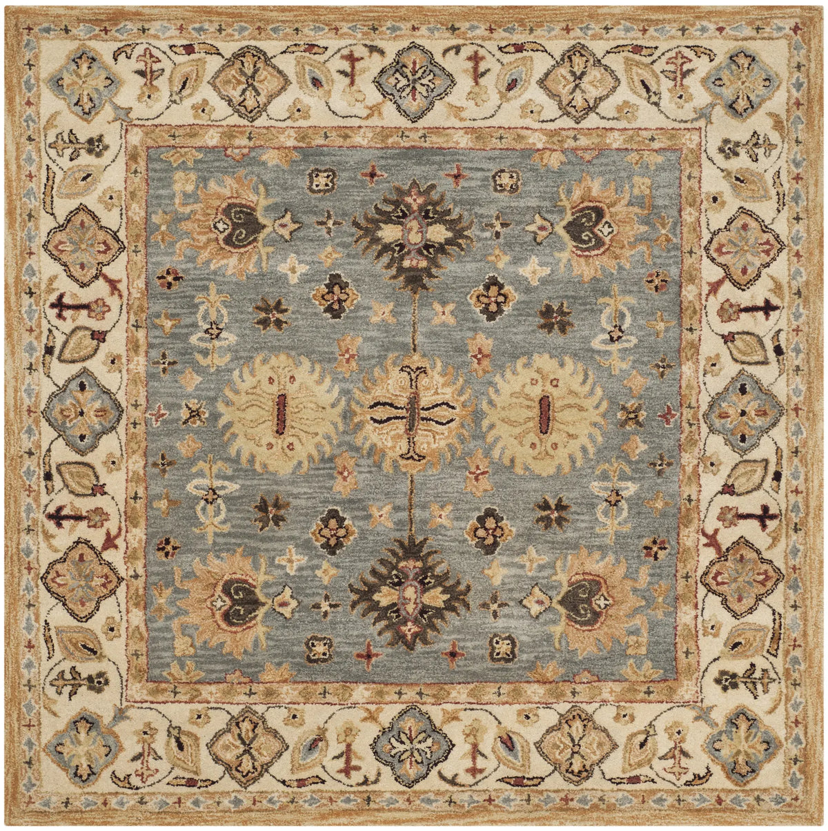 Safavieh Antiquity 6'-0" x 6'-0" Rug in Blue / Ivory