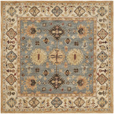 Safavieh Antiquity 6'-0" x 6'-0" Rug in Blue / Ivory