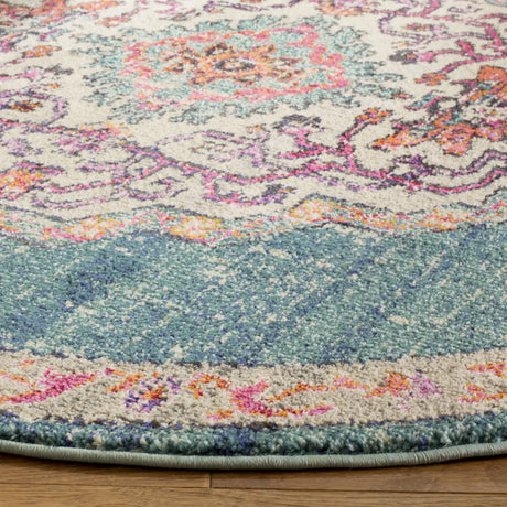Safavieh Monaco 5'-0" x 5'-0" Rug in Blue / Multi