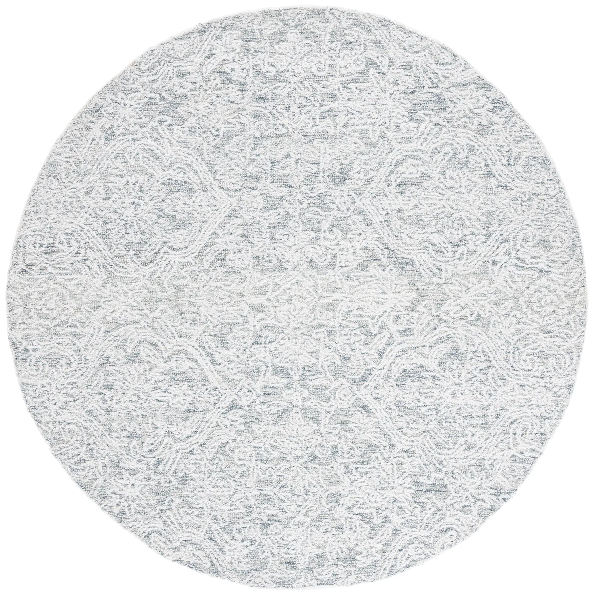 Safavieh Ebony 6'-0" x 6'-0" Rug in Light Blue / Ivory