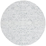 Safavieh Ebony 6'-0" x 6'-0" Rug in Light Blue / Ivory