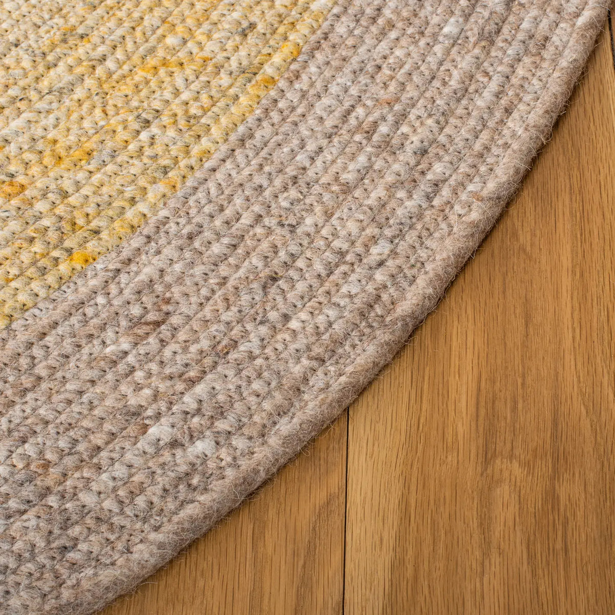Safavieh Braided 5'-0" x 7'-0" Rug in Gold / Beige