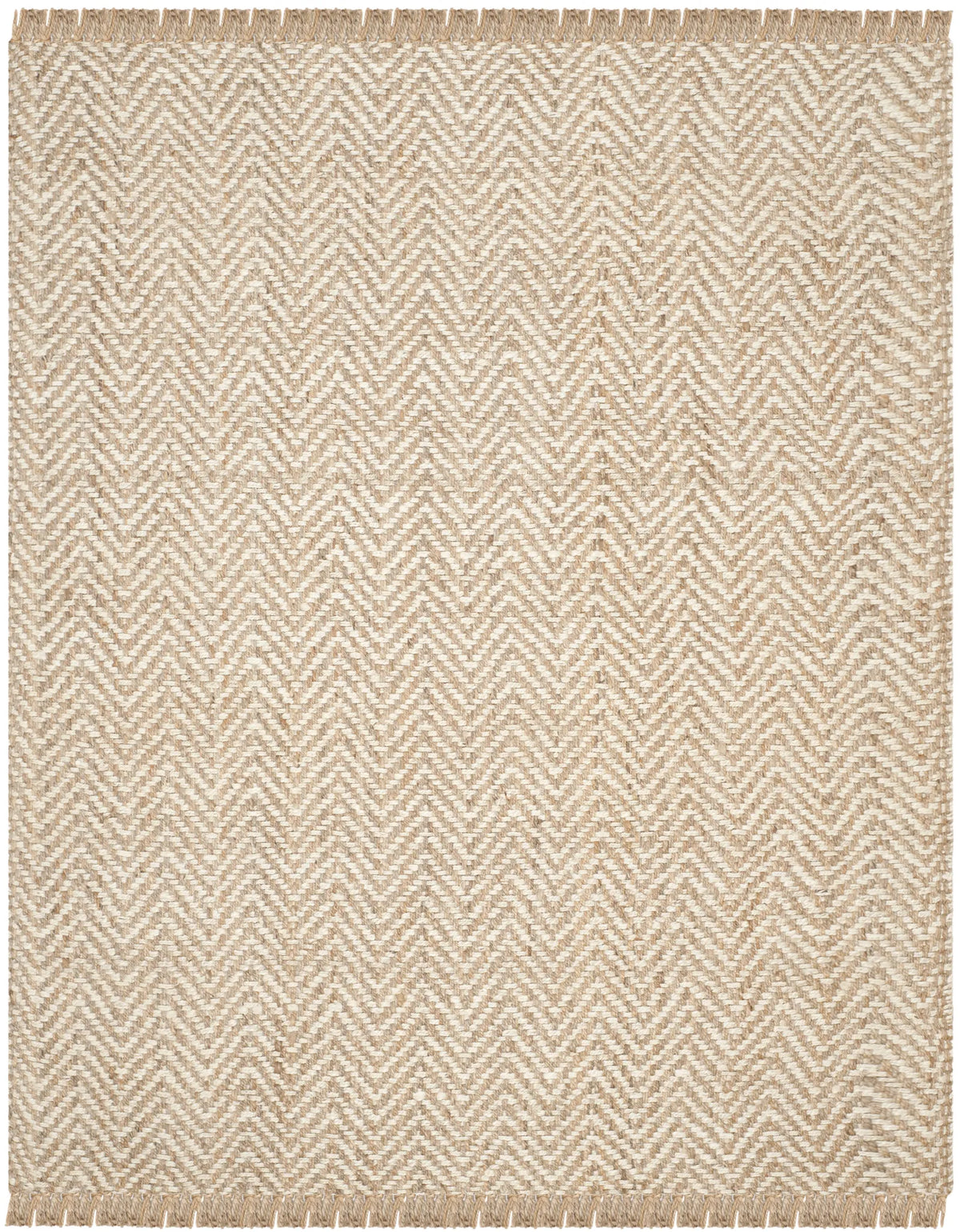 Safavieh Natural Fiber 10'-0" x 14'-0" Rug in Bleach / Natural