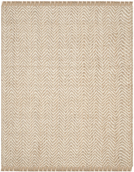 Safavieh Natural Fiber 10'-0" x 14'-0" Rug in Bleach / Natural