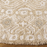 Safavieh Micro-Loop 5'-0" x 5'-0" Rug in Gold / Ivory