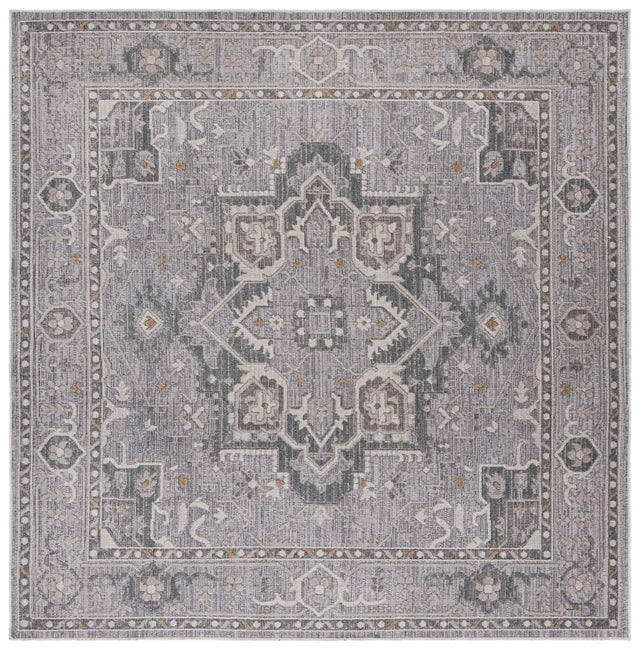Safavieh Miranda 6'-6" x 6'-6" Rug in Grey / Ivory Beige