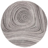 Safavieh Abstract 6'-0" x 6'-0" Rug in Grey / Ivory