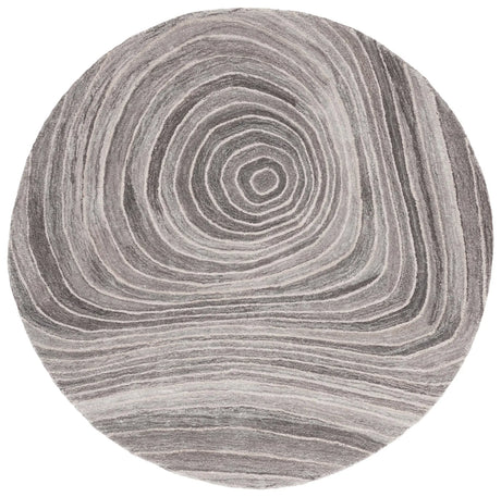 Safavieh Abstract 6'-0" x 6'-0" Rug in Grey / Ivory