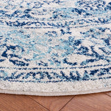 Safavieh Tulum 6'-7" x 6'-7" Rug in Ivory / Blue