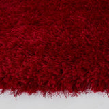 Safavieh Luxe Shag 6'-0" x 6'-0" Rug in Red