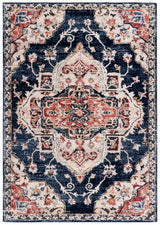 Safavieh Luna 4'-5" x 6'-5" Rug in Navy / Beige Rust