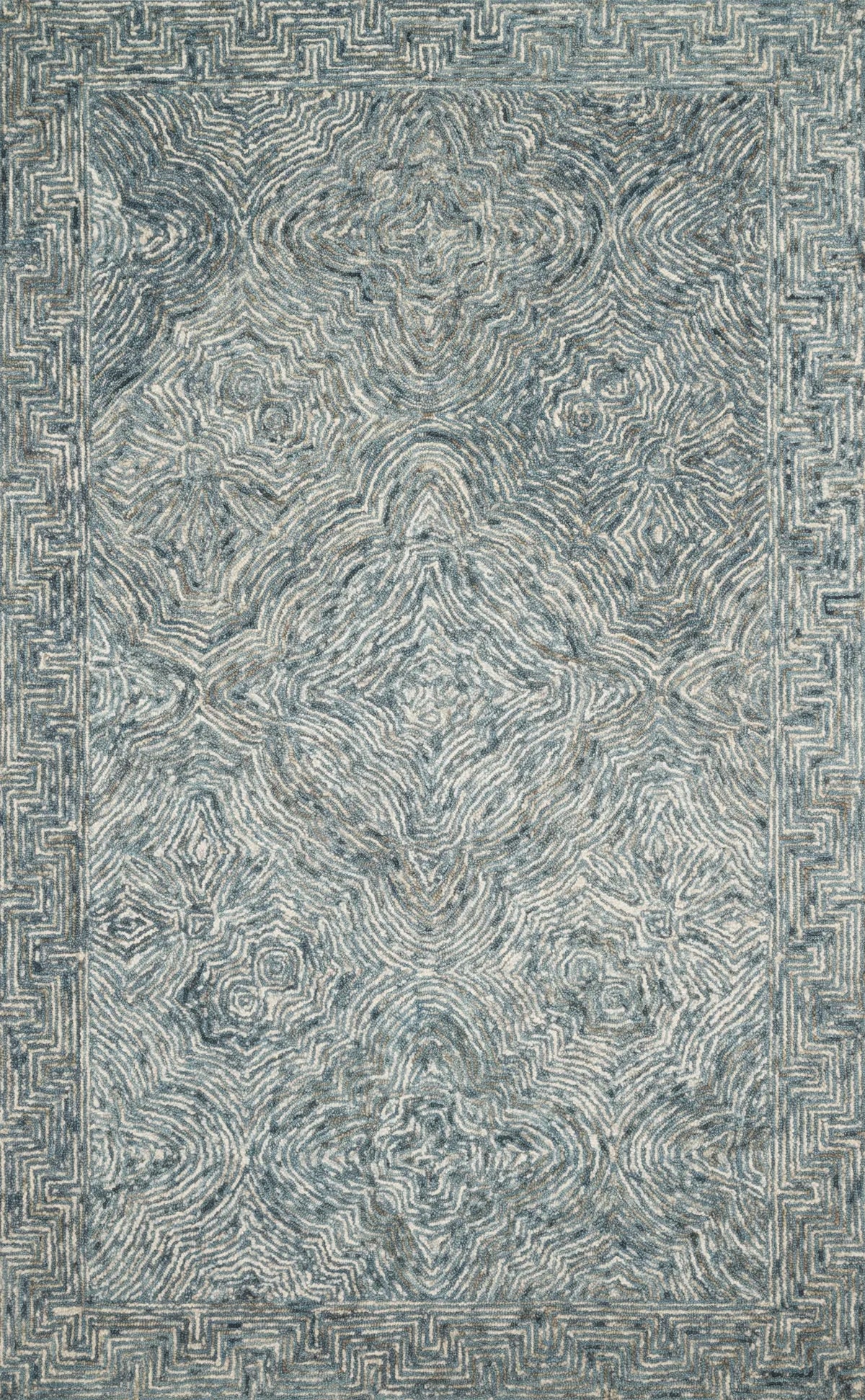 Loloi Ziva Zv-04 Denim Rugs - main flat