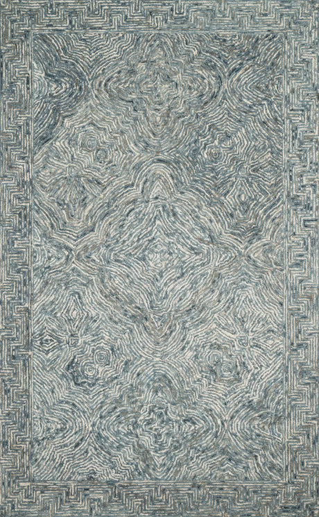 Loloi Ziva Zv-04 Denim Rugs - main flat