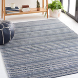 Safavieh Martha Stewart 5'-0" x 7'-0" Rug in Navy / Light Grey