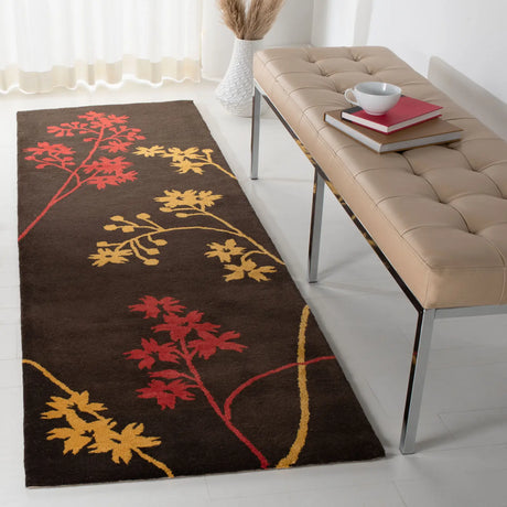 Safavieh Soho 2'-6" x 12'-0" Rug in Brown / Red