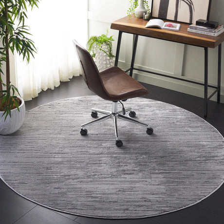 Safavieh Whisper 6'-7" x 6'-7" Rug in Grey / Dark Grey