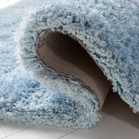 Safavieh Supreme Shag 4'-0" x 6'-0" Rug in Light Blue