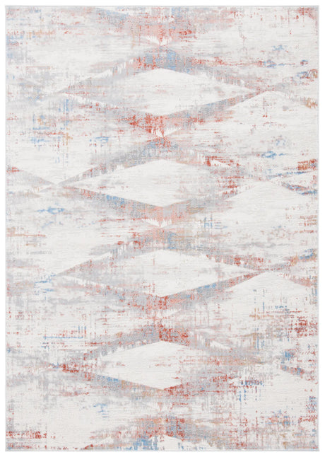 Safavieh Amelia 4'-5" x 6'-5" Rug in Ivory / Rust