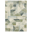 Oriental Weavers Sphinx Branson Br10A Blue/ Green Rugs - main flat