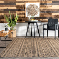 Nuloom Jamie Owdn30B Brown Area Rug