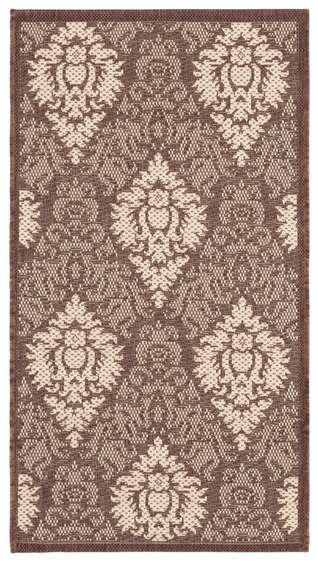 Safavieh Courtyard 2'-0" x 3'-7" Rug in Aqua / Grey