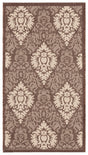 Safavieh Courtyard 2'-0" x 3'-7" Rug in Aqua / Grey