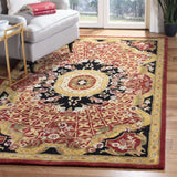 Safavieh Classic 4'-0" x 6'-0" Rug in Burgundy / Black
