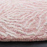 Safavieh Metro 6'-0" x 6'-0" Rug in Dark Pink / Ivory