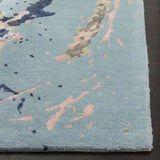 Safavieh Soho 5'-0" x 8'-0" Rug in Blue / Light Pink