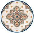 Safavieh Blossom 6'-0" x 6'-0" Rug in Ivory / Green