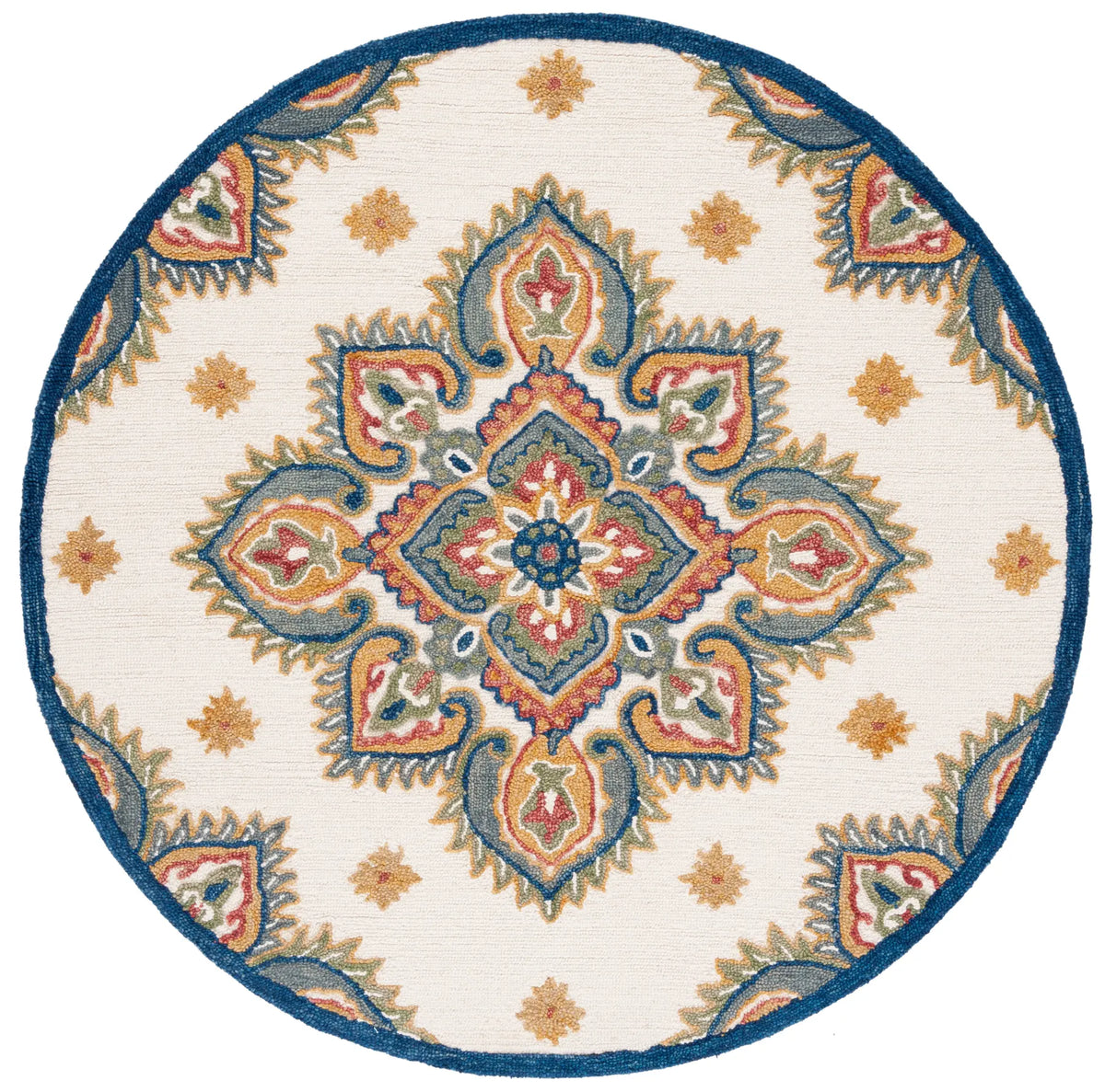 Safavieh Blossom 6'-0" x 6'-0" Rug in Ivory / Green