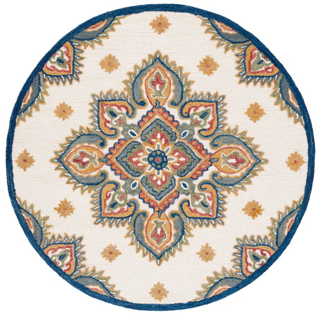 Safavieh Blossom 6'-0" x 6'-0" Rug in Ivory / Green